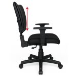 Cadeira B-ONE Back System com Braços Reguláveis – Corino Preta – 31010 META Móveis para Escritório em Anápolis Executiva 11
