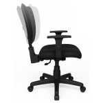 Cadeira B-ONE Back System com Braços Reguláveis – Corino Preta – 31010 META Móveis para Escritório em Anápolis Executiva 12