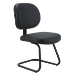 Cadeira Executiva LISA Base em “S” – Corino Preto – 31013 META Móveis para Escritório em Anápolis Cadeiras Fixas 10 Cadeira Executiva LISA Base em “S” – Corino Preto – 31013 META Móveis para Escritório em Anápolis Cadeiras Fixas 10