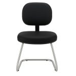 Cadeira Executiva LISA Base em “S” CROMADA – Corino Preto – 31015 META Móveis para Escritório em Anápolis Cadeiras Fixas 10 Cadeira Executiva LISA Base em “S” CROMADA – Corino Preto – 31015 META Móveis para Escritório em Anápolis Cadeiras Fixas 10