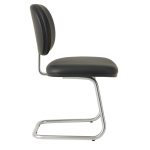 Cadeira Executiva LISA Base em “S” CROMADA – Corino Preto – 31015 META Móveis para Escritório em Anápolis Cadeiras Fixas 11 Cadeira Executiva LISA Base em “S” CROMADA – Corino Preto – 31015 META Móveis para Escritório em Anápolis Cadeiras Fixas 11