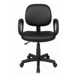 Cadeira Executiva LISA Giratória com Braço Corsa – Corino Preto – 31001 META Móveis para Escritório em Anápolis Executiva 11