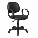 Cadeira Executiva LISA Giratória com Braço Corsa – Corino Preto – 31001 META Móveis para Escritório em Anápolis Executiva 12