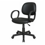 Cadeira Executiva LISA Giratória com Braço Corsa – Corino Preto – 31001 META Móveis para Escritório em Anápolis Executiva 13