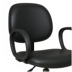 Cadeira Executiva LISA Giratória com Braço Corsa – Corino Preto – 31001 META Móveis para Escritório em Anápolis Executiva 15