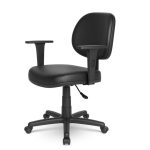 Cadeira Executiva LISA Giratória com Braços Reguláveis – Corino Preto – 31003 META Móveis para Escritório em Anápolis Executiva 11 Cadeira Executiva LISA Giratória com Braços Reguláveis – Corino Preto – 31003 META Móveis para Escritório em Anápolis Executiva 11