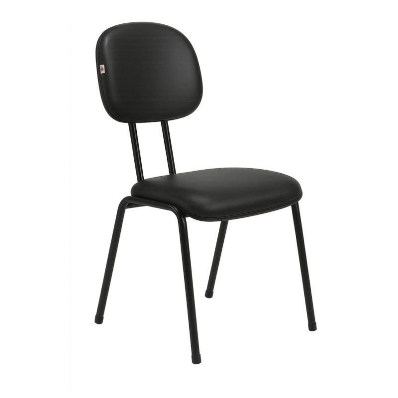 Cadeira Secretária 04 pés – Cor Preto – PMD – 31102 META Móveis para Escritório em Anápolis Cadeiras Fixas 6