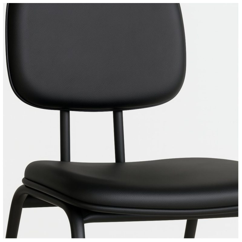 Cadeira Secretária 04 pés – Cor Preto – PMD – 31102 META Móveis para Escritório em Anápolis Cadeiras Fixas 7