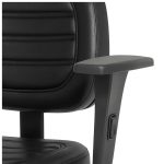 Cadeira Executiva COSTURADA Giratória com Braços Reguláveis – Corino Preto – 31005 META Móveis para Escritório em Anápolis Executiva 14