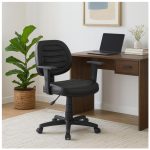 Cadeira Executiva COSTURADA Giratória com Braços Reguláveis – Corino Preto – 31005 META Móveis para Escritório em Anápolis Executiva 17