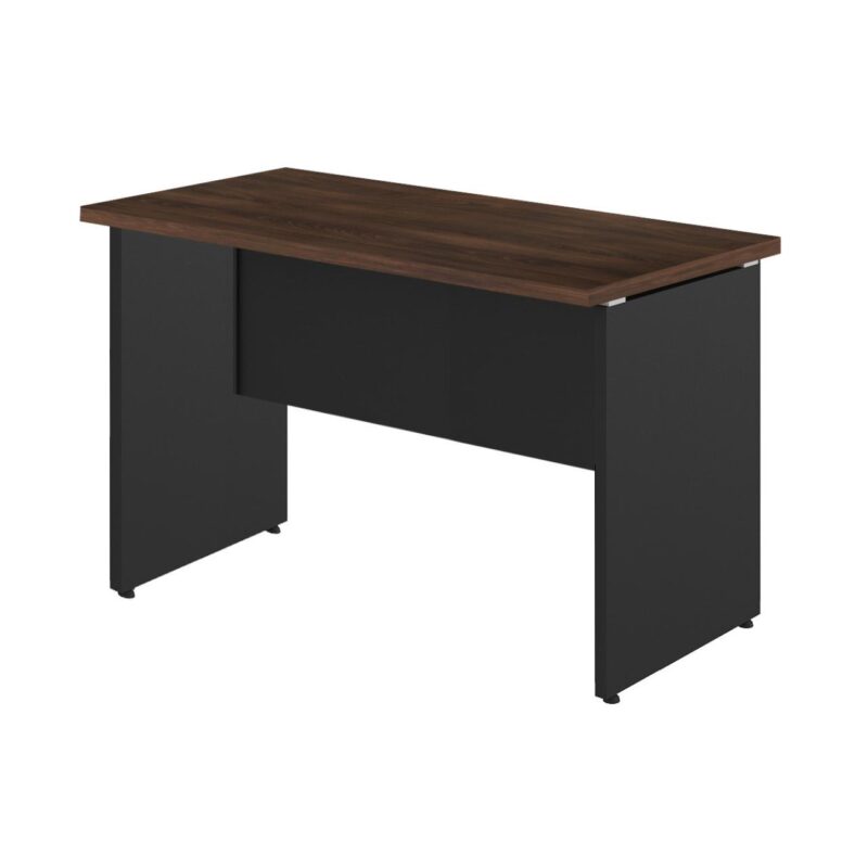 Mesa Escritório PÉ PAINEL – 1,35×0,60m – S/ Gavetas – MARSALA/PRETO – 25420 META Móveis para Escritório em Anápolis Linha 30 mm 2