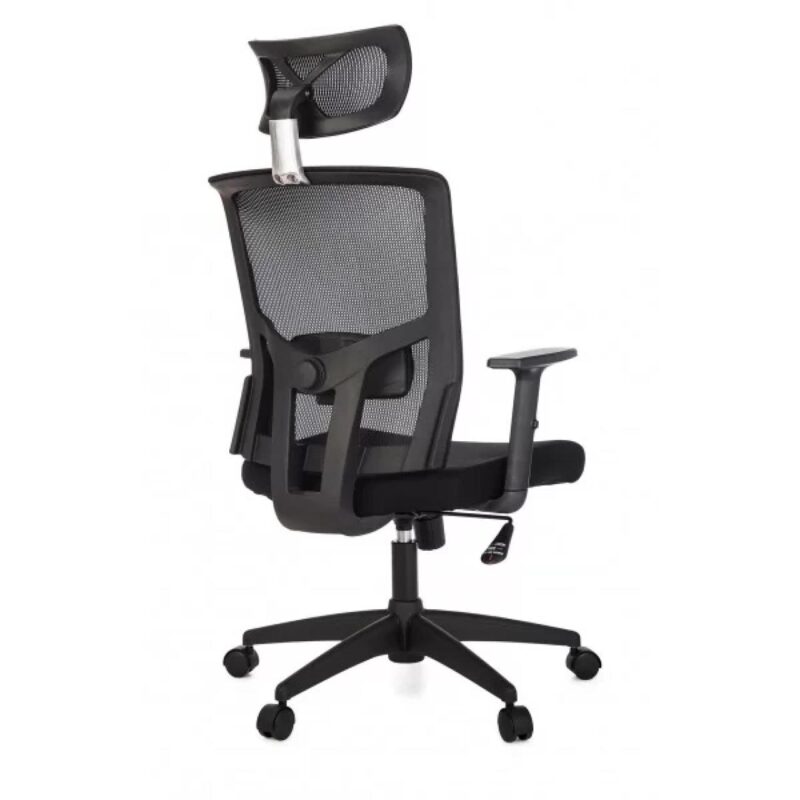 Poltrona Presidente Tela ANM-312P – C/ Encosto de Cabeça – Cor Preto – BLUME – 32981 META Móveis para Escritório em Anápolis Cadeira de Tela 7