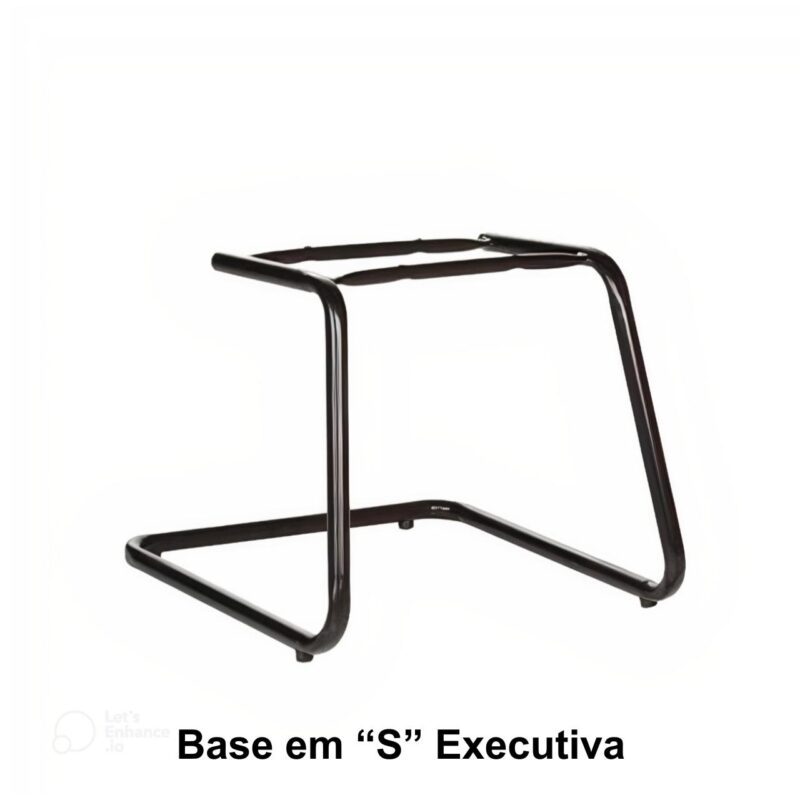 Base em “S” EXECUTIVA preta – PMD – 42209 META Móveis para Escritório em Anápolis Bases Fixas 2