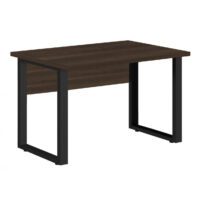 Mesa Escritório PÉ QUADRO – 1,20×0,60m – S/ Gavetas – MARSALA/PRETO – 25469 META Móveis para Escritório em Anápolis Linha 30 mm