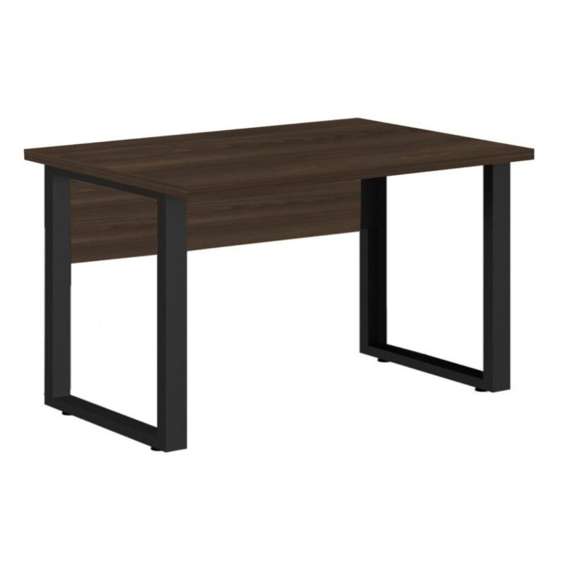 Mesa Escritório PÉ QUADRO 1,50×0,60m – S/ Gavetas – MARSALA/PRETO – 25472 META Móveis para Escritório em Anápolis Linha 30 mm 2