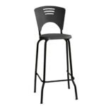 Banqueta Fixa Alta Piacere – Cor Preto – 34103 META Móveis para Escritório em Anápolis Banquetas 6