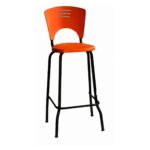 Banqueta Fixa Alta Piacere – Cor Laranja – 34104 META Móveis para Escritório em Anápolis Banquetas 6