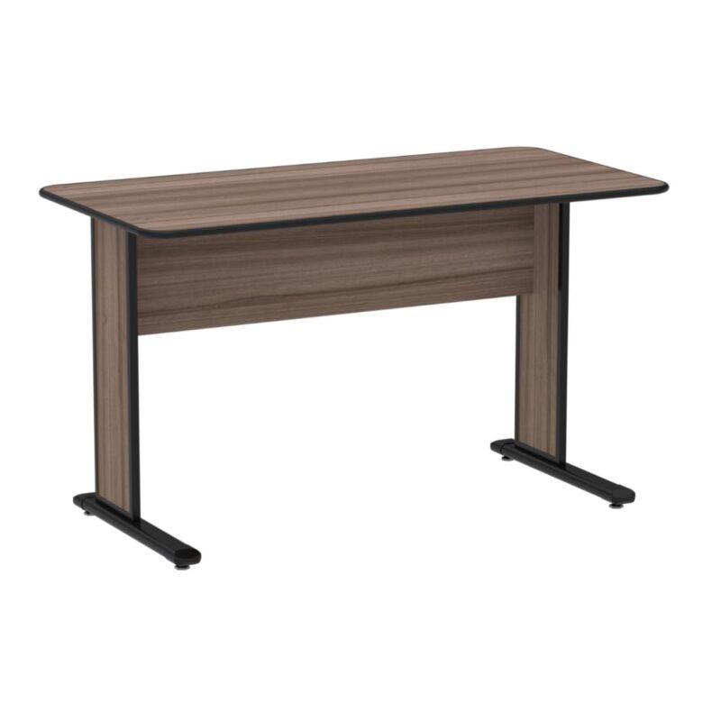 Mesa Escritório 1,20×0,60m s/ gavetas – Cor Walnut 44095 META Móveis para Escritório em Anápolis Linha 15 mm 2