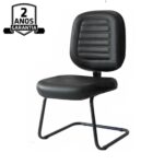 Cadeira DIRETOR COSTURADA Base em “S” Preta s/ Braço 30303 META Móveis para Escritório em Anápolis Cadeiras Fixas 9 Cadeira DIRETOR COSTURADA Base em “S” Preta s/ Braço 30303 META Móveis para Escritório em Anápolis Cadeiras Fixas 9