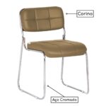 Cadeira Interlocutor Estofada Denver – Cor Fendi – PMD – 30406 META Móveis para Escritório em Anápolis Cadeiras Fixas 9 Cadeira Interlocutor Estofada Denver – Cor Fendi – PMD – 30406 META Móveis para Escritório em Anápolis Cadeiras Fixas 9