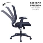 Cadeira de Escritório Diretor TELA TURIM – COR PRETO – PMD – 34005 META Móveis para Escritório em Anápolis Cadeira de Tela 8 Cadeira de Escritório Diretor TELA TURIM – COR PRETO – PMD – 34005 META Móveis para Escritório em Anápolis Cadeira de Tela 8