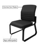 Sofanete para Escritório Estofado 01 lugar – LYON – Cor Preto – 33125 META Móveis para Escritório em Anápolis Longarinas 7 Sofanete para Escritório Estofado 01 lugar – LYON – Cor Preto – 33125 META Móveis para Escritório em Anápolis Longarinas 7