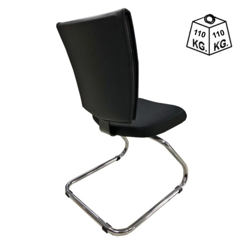 Cadeira Escritório B-ONE Base em “S” CROMADA 31033 META Móveis para Escritório em Anápolis Cadeiras Fixas 4