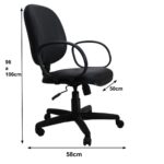 Cadeira Diretor LISA Giratória – Braço Corsa – Corino Preto 30201 META Móveis para Escritório em Anápolis Diretor 9 Cadeira Diretor LISA Giratória – Braço Corsa – Corino Preto 30201 META Móveis para Escritório em Anápolis Diretor 9