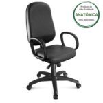 Cadeira Presidente BAIXA LISA ( BRAÇO CORSA ) – COR PRETA 30101 META Móveis para Escritório em Anápolis Presidente 10 Cadeira Presidente BAIXA LISA ( BRAÇO CORSA ) – COR PRETA 30101 META Móveis para Escritório em Anápolis Presidente 10