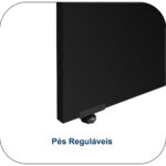 Mesa PEDESTAL RETA (03 Gav.) – 1,92X0,70m NOGAL SEVILHA/PRETO – 21405 META Móveis para Escritório em Anápolis Linha 40 mm 11