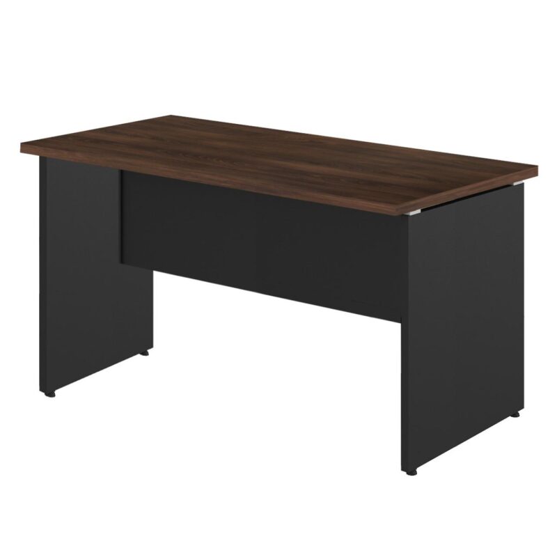 Mesa Escritório 1,70×0,60m – S/ Gavetas MARSALA / PRETO – 23474 META Móveis para Escritório em Anápolis Linha 30 mm 2