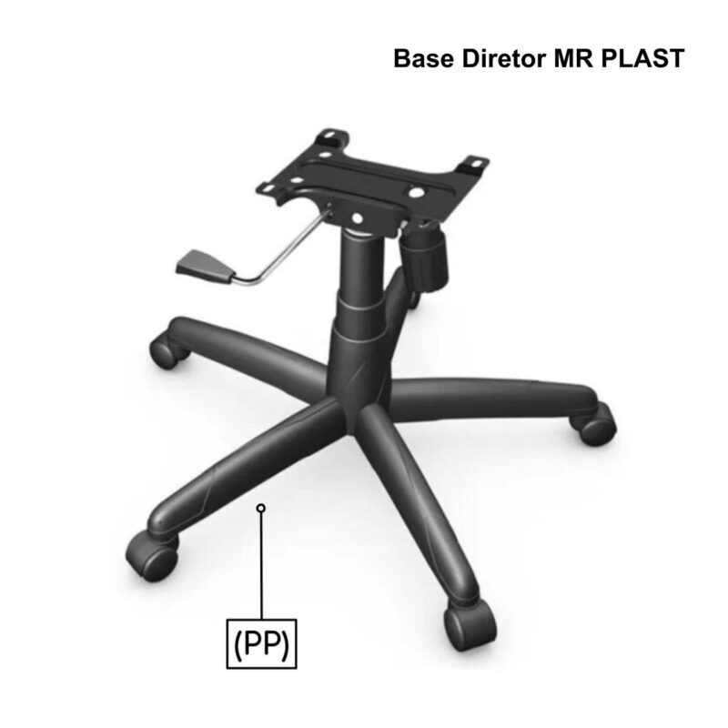 Base Giratória Dir/Pres Relax com ARANHA PP – 99920 META Móveis para Escritório em Anápolis Bases Giratória 2