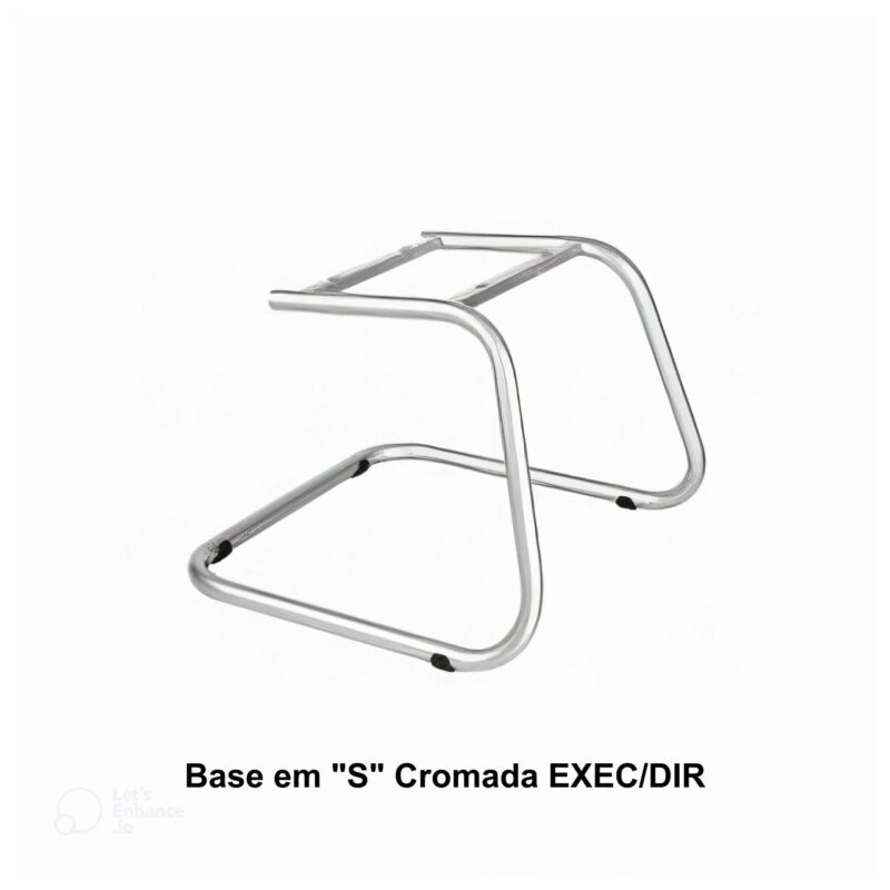 Base em “S” Cromada EXEC/DIR – PMD – 42130 META Móveis para Escritório em Anápolis Bases Fixas 2