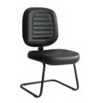 Cadeira DIRETOR COSTURADA Base em “S” Preta s/ Braço 30303 META Móveis para Escritório em Anápolis Cadeiras Fixas 6 Cadeira DIRETOR COSTURADA Base em “S” Preta s/ Braço 30303 META Móveis para Escritório em Anápolis Cadeiras Fixas 6