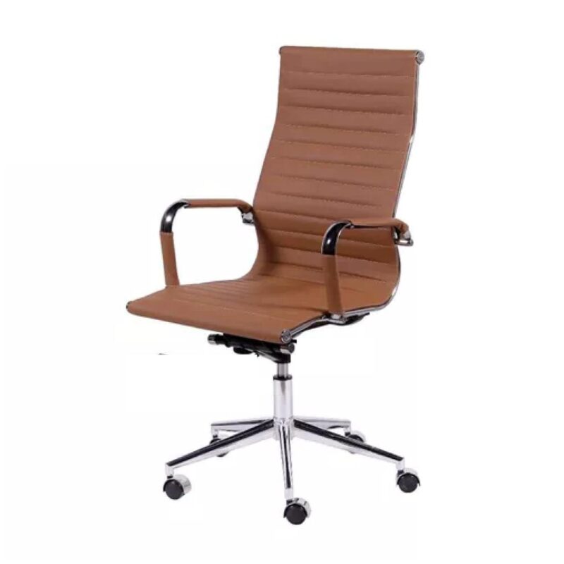 Cadeira Charles Eames Esteirinha – CARAMELO – 32885 META Móveis para Escritório em Anápolis Presidente 4