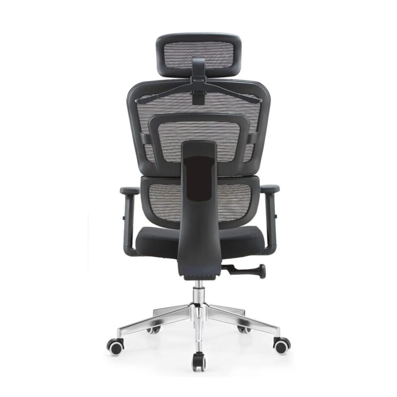 Cadeira de Escritório Presidente tela ARES Giratória – Cor Preto – PMD – 30063 META Móveis para Escritório em Anápolis Cadeira de Tela 4