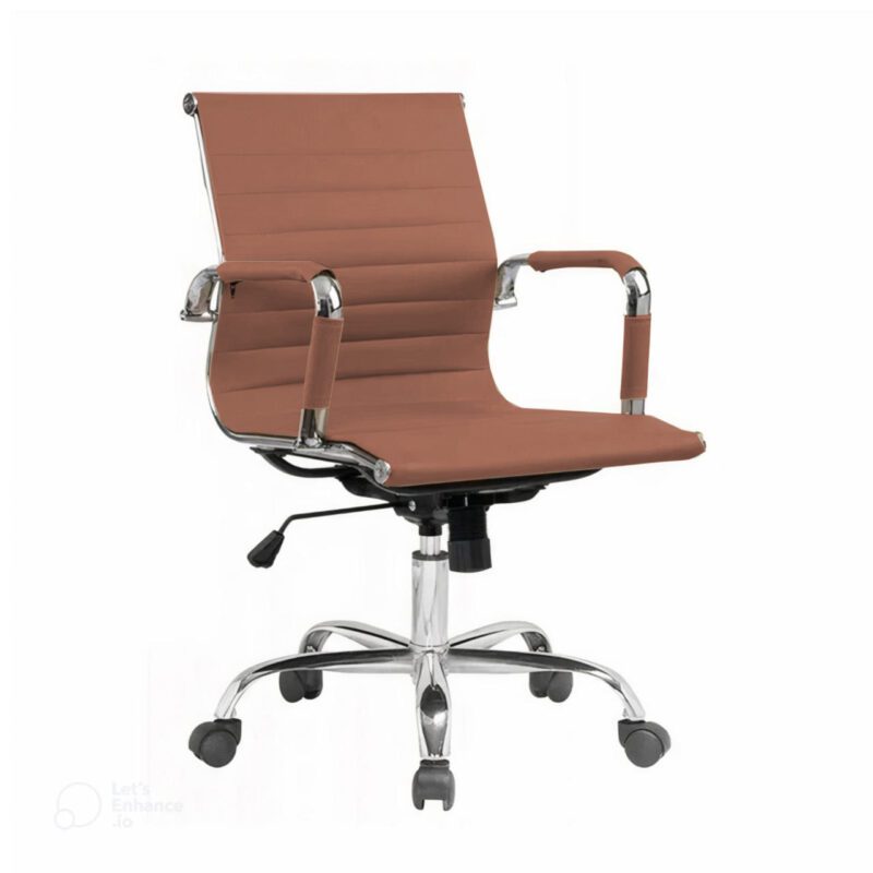 Cadeira DIRETOR Charles Eames Esteirinha – CARAMELO – 32883 META Móveis para Escritório em Anápolis Diretor 2