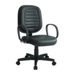 Cadeira DIRETOR Costurada Giratória Braço Corsa Corino Preto 30210 META Móveis para Escritório em Anápolis Diretor 6 Cadeira DIRETOR Costurada Giratória Braço Corsa Corino Preto 30210 META Móveis para Escritório em Anápolis Diretor 6