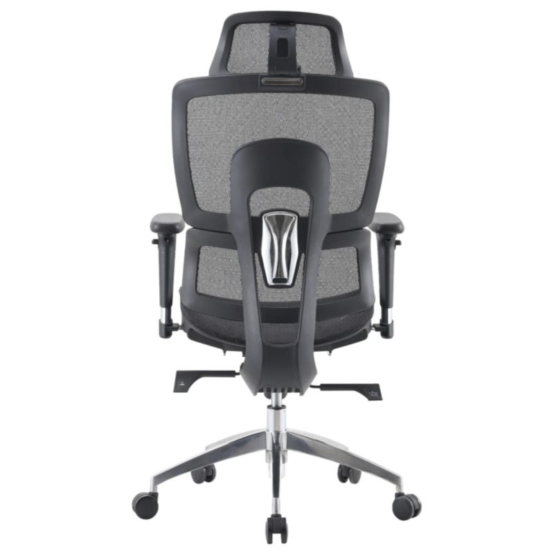 Cadeira de Escritório Presidente Tela ÉVORA – Cor Preto – 30065 META Móveis para Escritório em Anápolis Cadeira de Tela 7