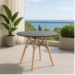 Mesa Residencial Redonda EIFFEL 0,90M – PRETO – 45112 META Móveis para Escritório em Anápolis Linha Eiffel 9 Mesa Residencial Redonda EIFFEL 0,90M – PRETO – 45112 META Móveis para Escritório em Anápolis Linha Eiffel 9