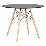 Mesa Residencial Redonda EIFFEL 0,90M – PRETO – 45112 META Móveis para Escritório em Anápolis Linha Eiffel 7 Mesa Residencial Redonda EIFFEL 0,90M – PRETO – 45112 META Móveis para Escritório em Anápolis Linha Eiffel 7