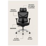 Cadeira de Escritório Presidente Tela TITAN – Cor Preto – 30067 META Móveis para Escritório em Anápolis Cadeira de Tela 15 Cadeira de Escritório Presidente Tela TITAN – Cor Preto – 30067 META Móveis para Escritório em Anápolis Cadeira de Tela 15