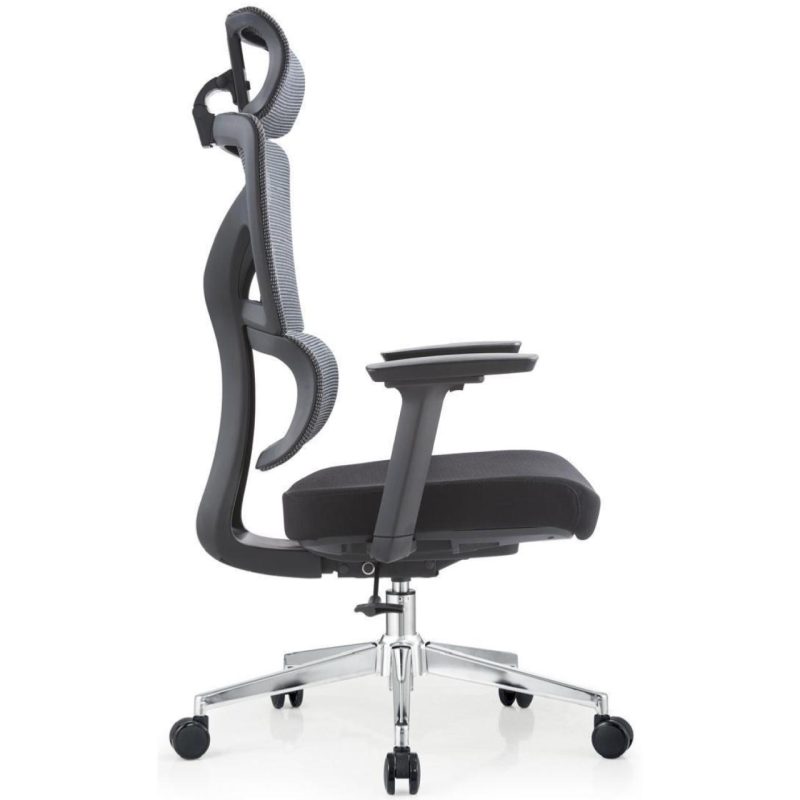 Cadeira de Escritório Presidente Tela TITAN – Cor Preto – 30067 META Móveis para Escritório em Anápolis Cadeira de Tela 3