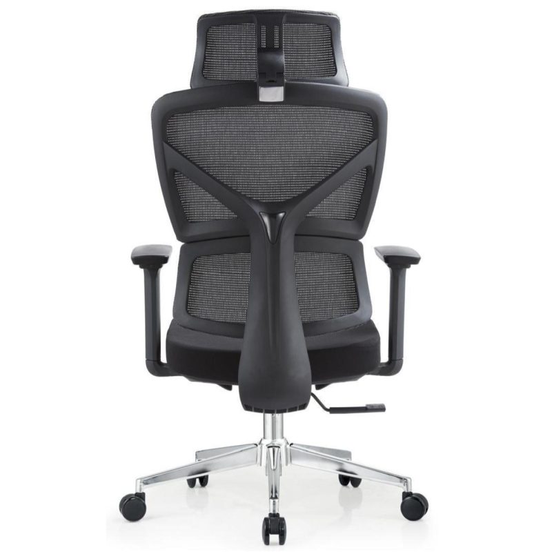 Cadeira de Escritório Presidente Tela TITAN – Cor Preto – 30067 META Móveis para Escritório em Anápolis Cadeira de Tela 5