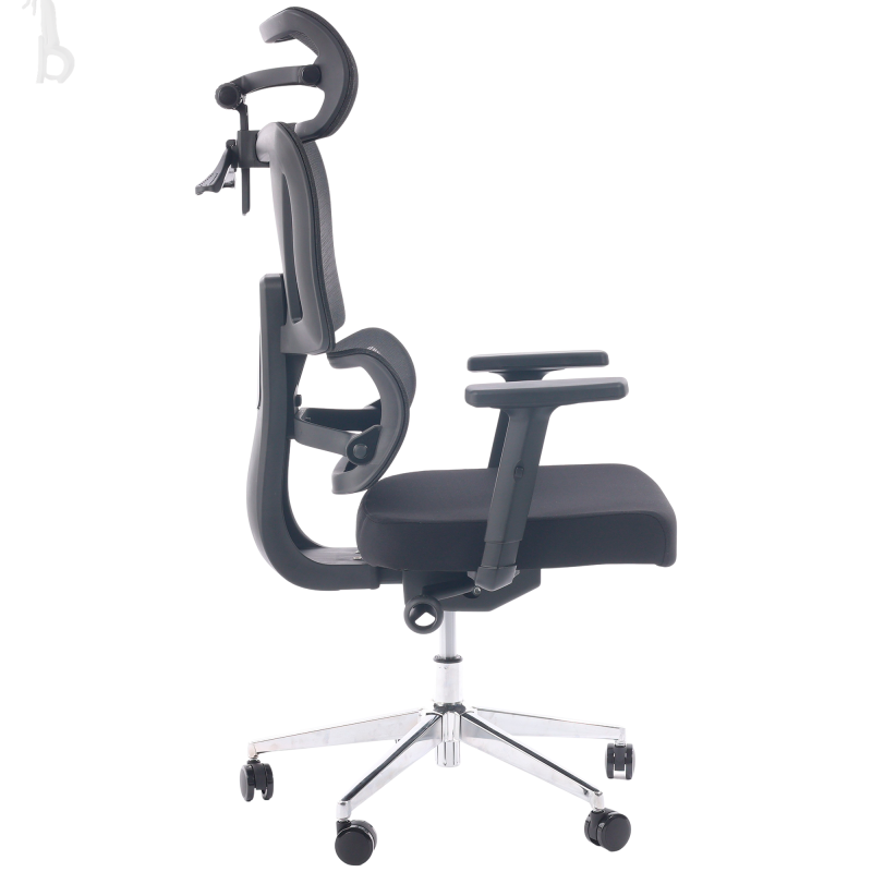 Cadeira de Escritório Presidente Tela ÉDON – Cor Preto – 30066 META Móveis para Escritório em Anápolis Cadeira de Tela 4