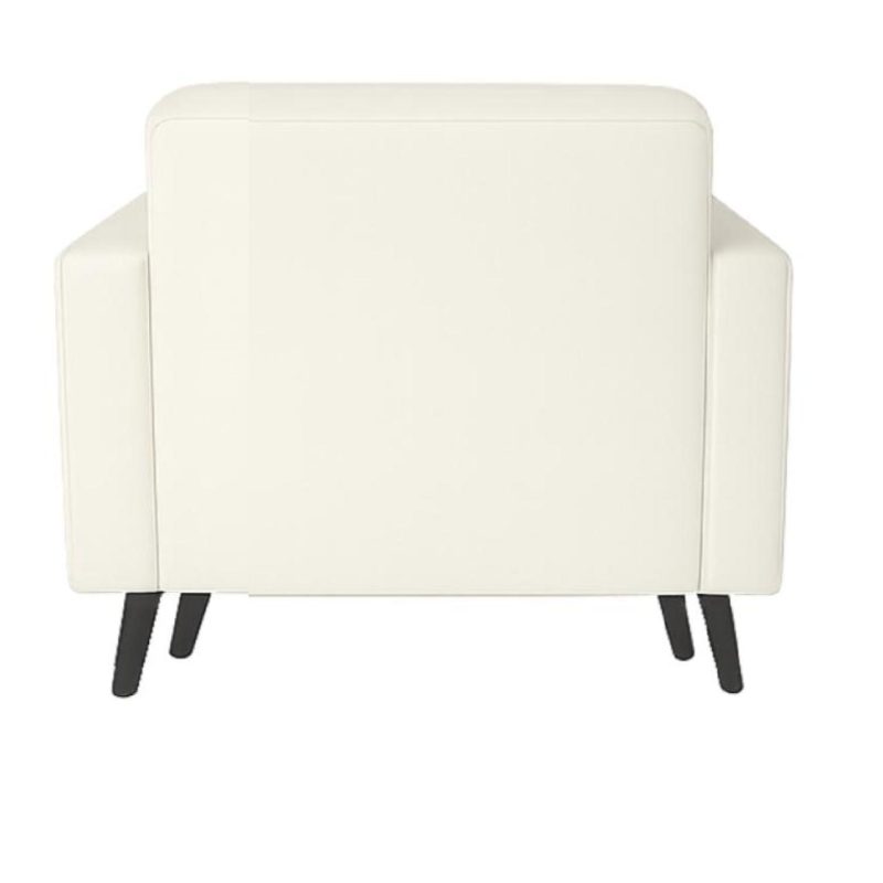 Poltrona para Escritório ROMA 01 Lugar – Corino – Cor NUDE – 60070 META Móveis para Escritório em Anápolis Sofá Escritório 4