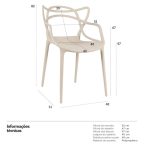 Cadeira Interlocutor ALLEGRA para Escritório ou Jantar – Polipropileno – Cor AREIA – 48009 META Móveis para Escritório em Anápolis Cadeira Fixa Plástica 16 Cadeira Interlocutor ALLEGRA para Escritório ou Jantar – Polipropileno – Cor AREIA – 48009 META Móveis para Escritório em Anápolis Cadeira Fixa Plástica 16