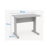 Mesa Escritório 0,80×0,60m – JOB – CINZA/CINZA – 43087 META Móveis para Escritório em Anápolis JOB Cinza 15 mm 10 Mesa Escritório 0,80×0,60m – JOB – CINZA/CINZA – 43087 META Móveis para Escritório em Anápolis JOB Cinza 15 mm 10