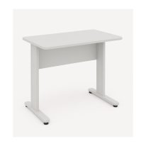 Mesa Escritório 0,80x0,60m - JOB - CINZA/CINZA - 43087