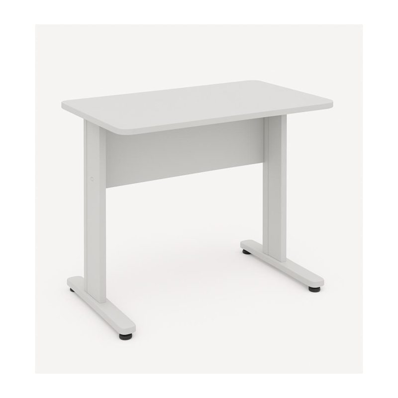 Mesa Escritório 0,80×0,60m – JOB – CINZA/CINZA – 43087 META Móveis para Escritório em Anápolis JOB Cinza 15 mm 2